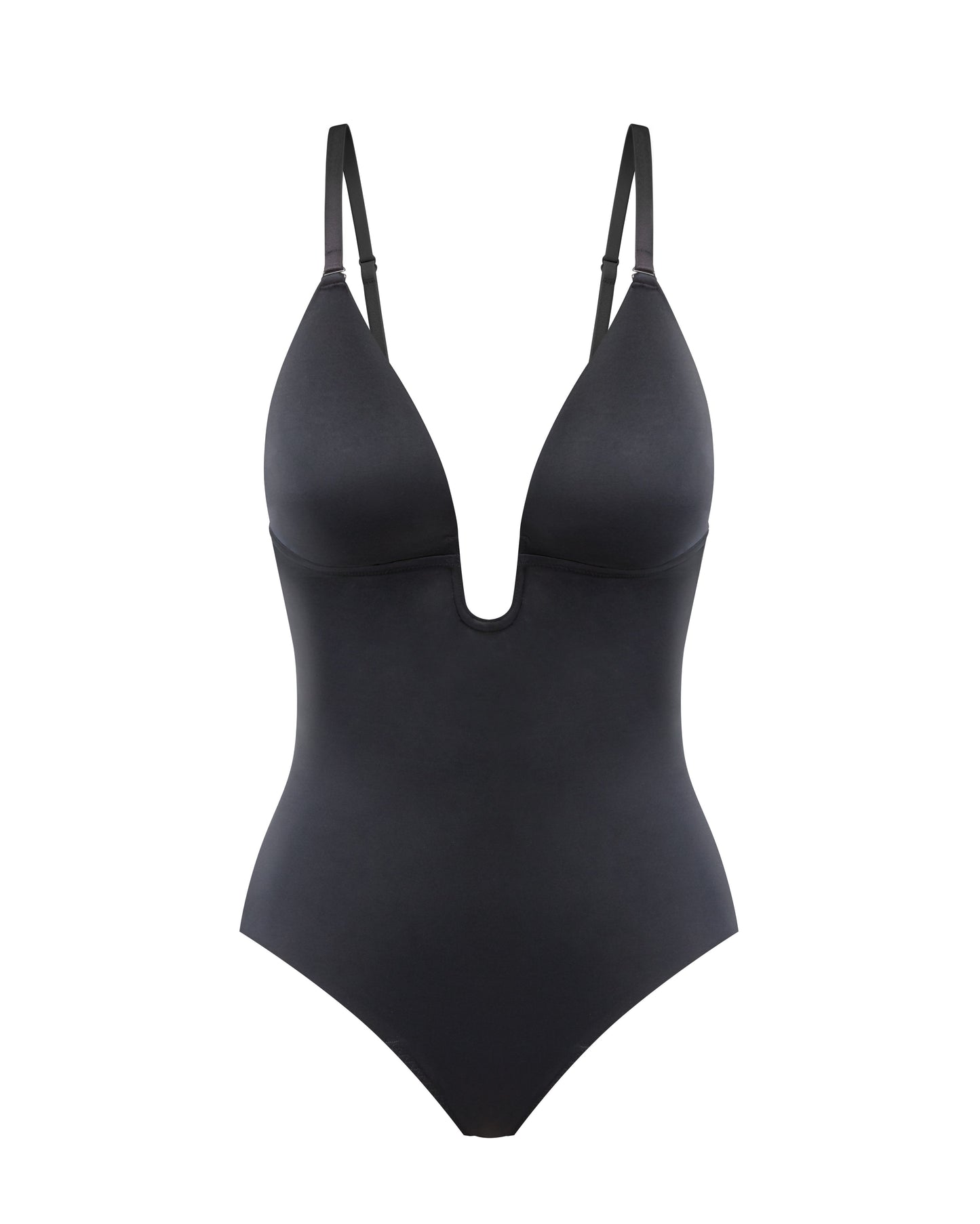 LUKUSAFIshape™ Suit Your Fancy Plunge Low-Back Thong Bodysuit