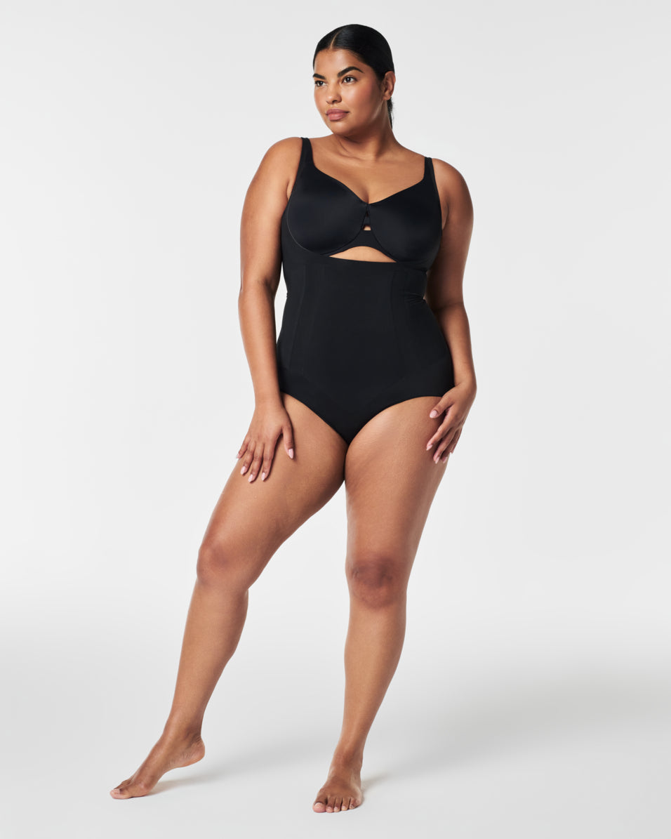 LUKUSAFIsculpt™ OnCore Open-Bust Brief Bodysuit