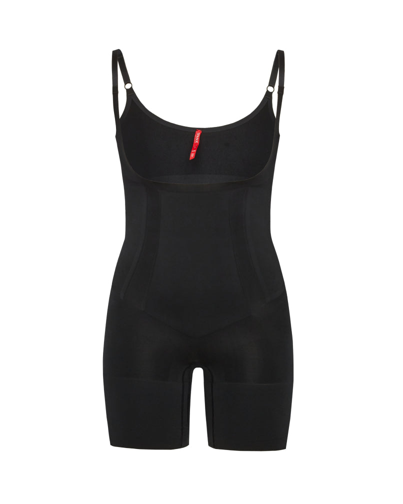 LUKUSAFIshape™ OnCore Open-Bust Mid-Thigh Bodysuit
