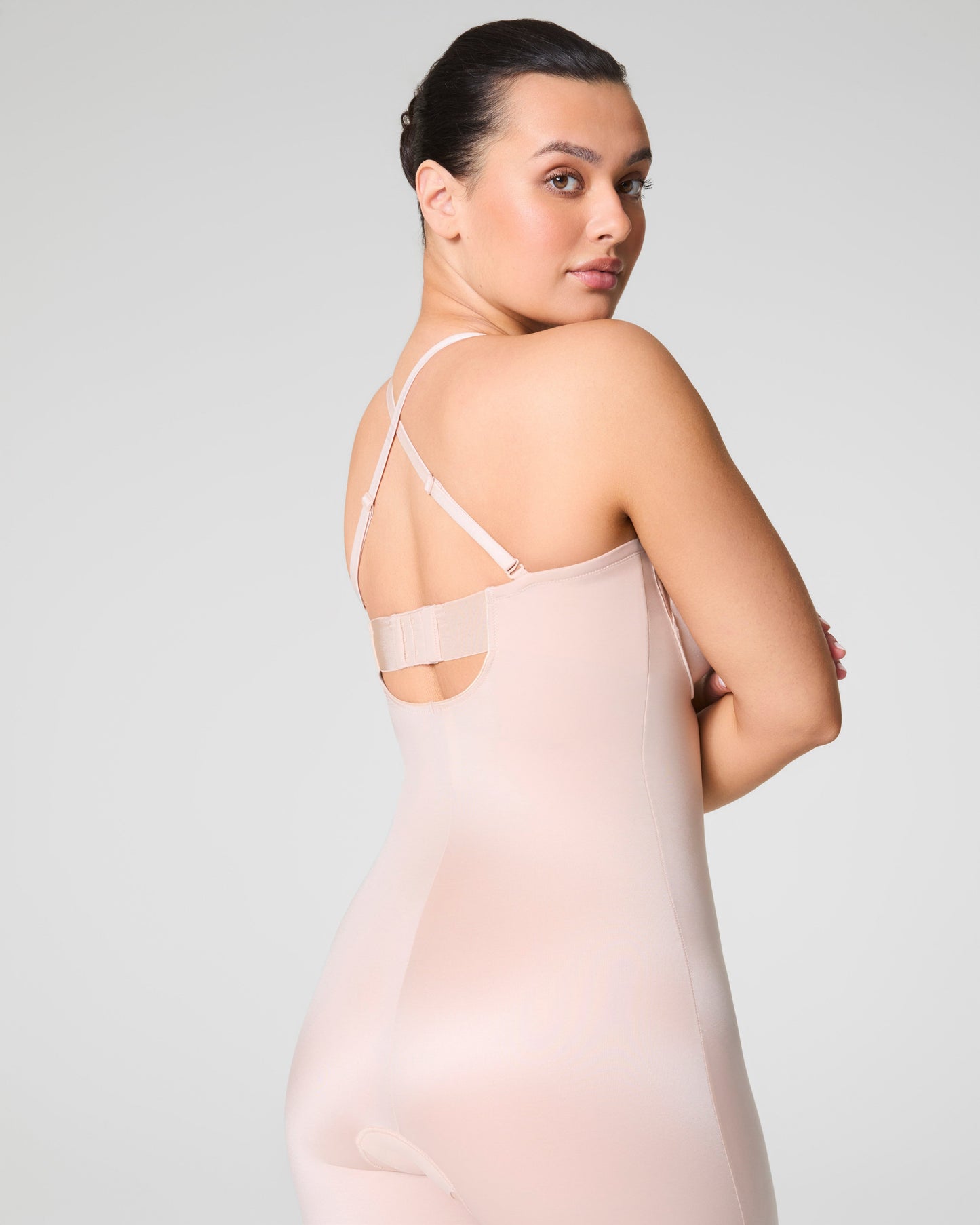 LUKUSAFIshape™ Suit Your Fancy Strapless Cupped Mid-Thigh Bodysuit