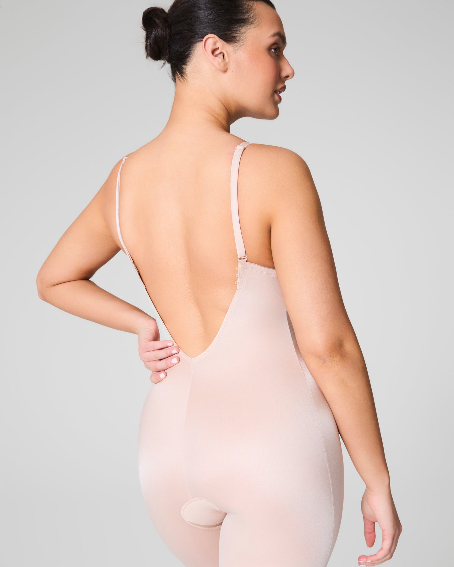 LUKUSAFIshape™ Suit Your Fancy Plunge Low-Back Mid-Thigh Bodysuit