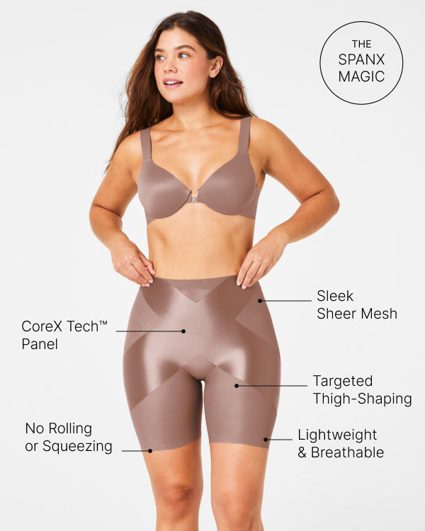 LUKUSAFIshape™ Satin-X™ Mid-Thigh Short