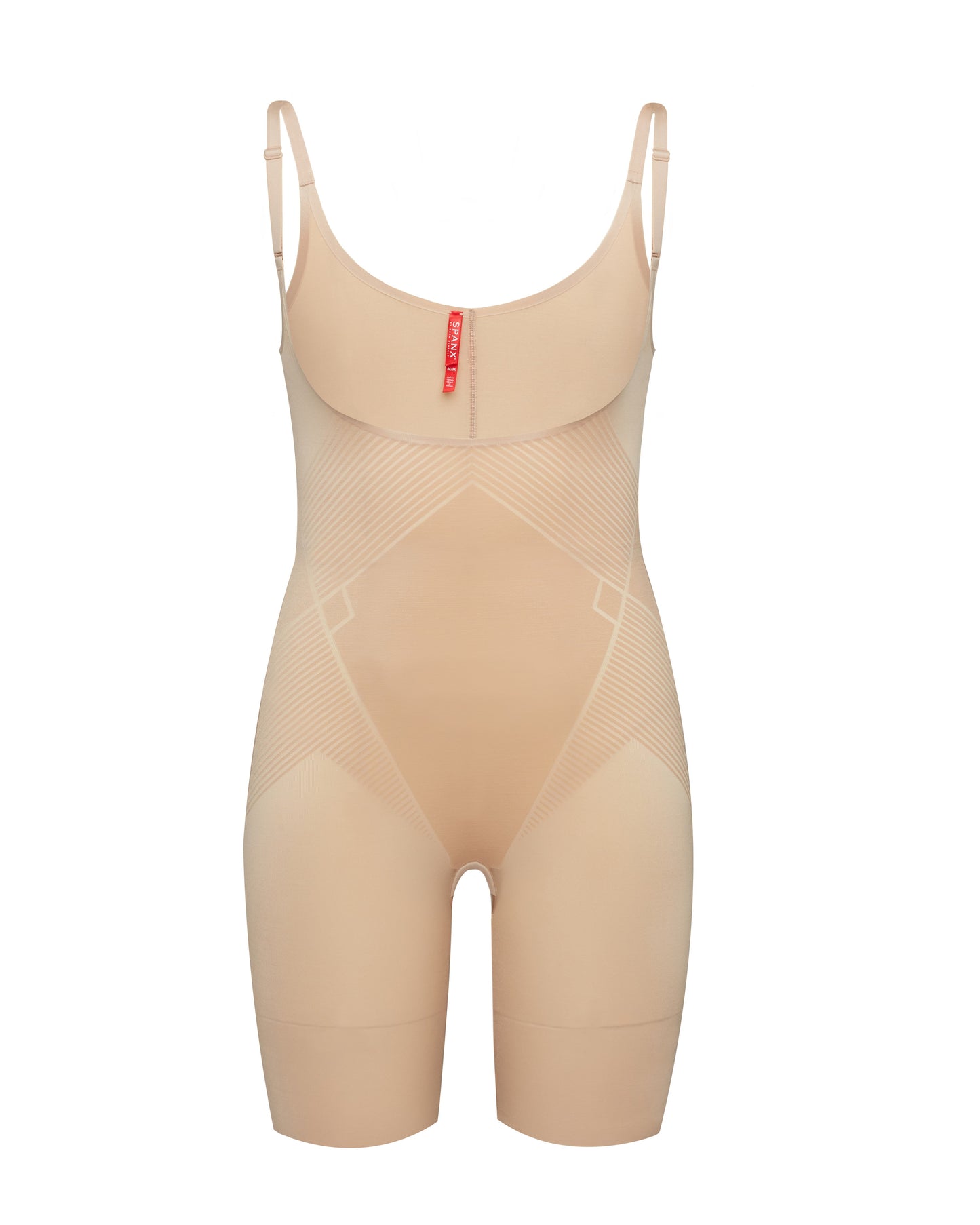 LUKUSAFIshape™ Invisible Open-Bust Mid-Thigh Bodysuit