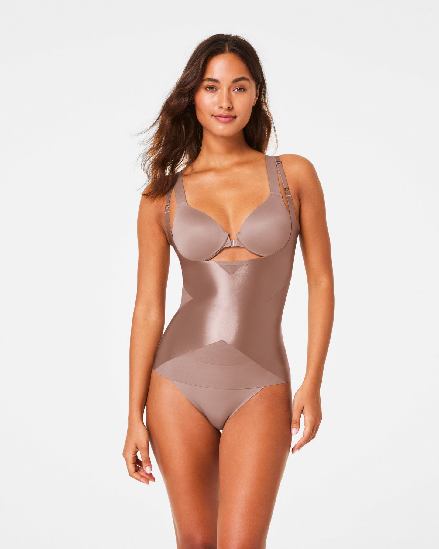 LUKUSAFIshape™ Satin-X™ Open-Bust Cami