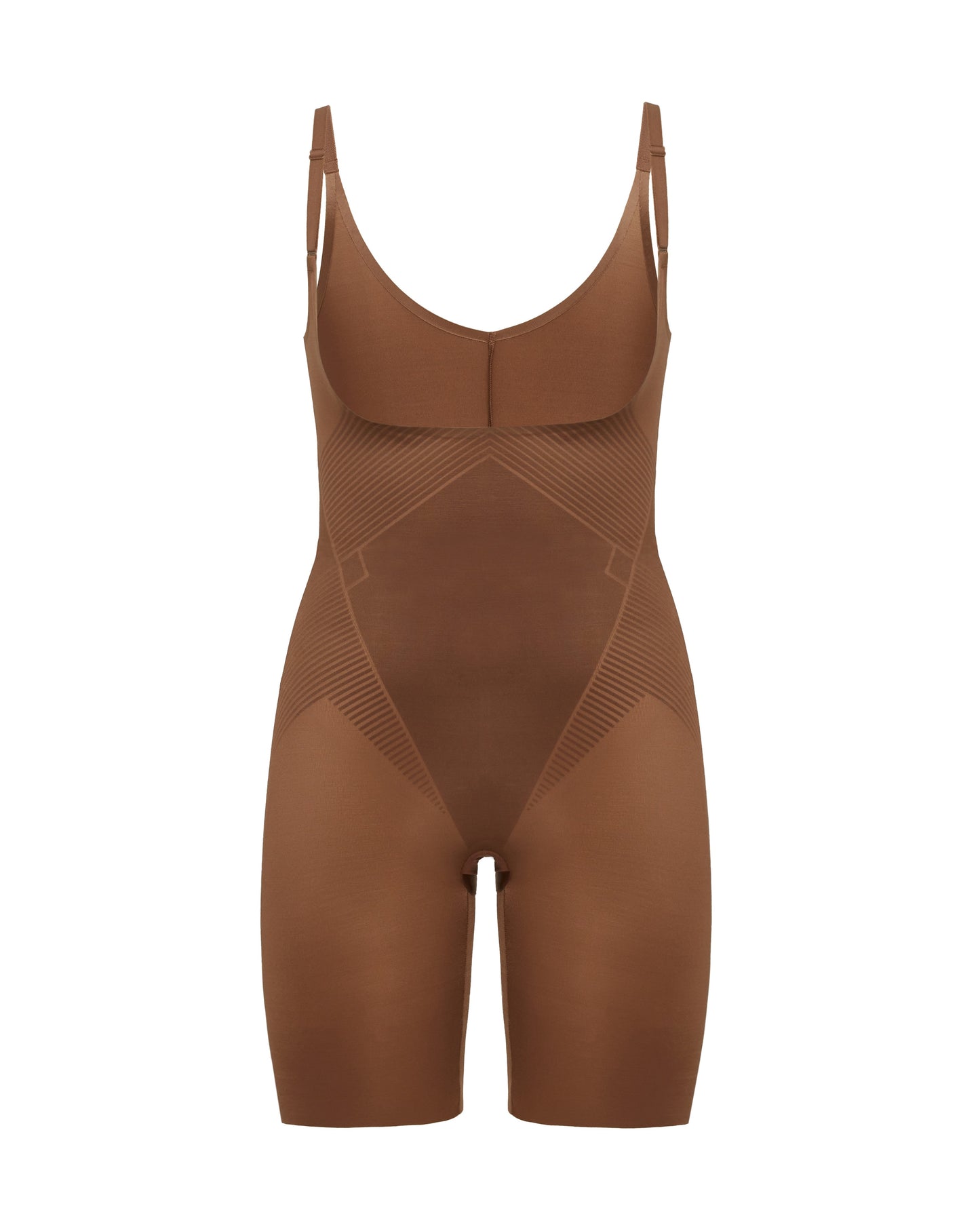 LUKUSAFIshape™ Invisible Open-Bust Mid-Thigh Bodysuit