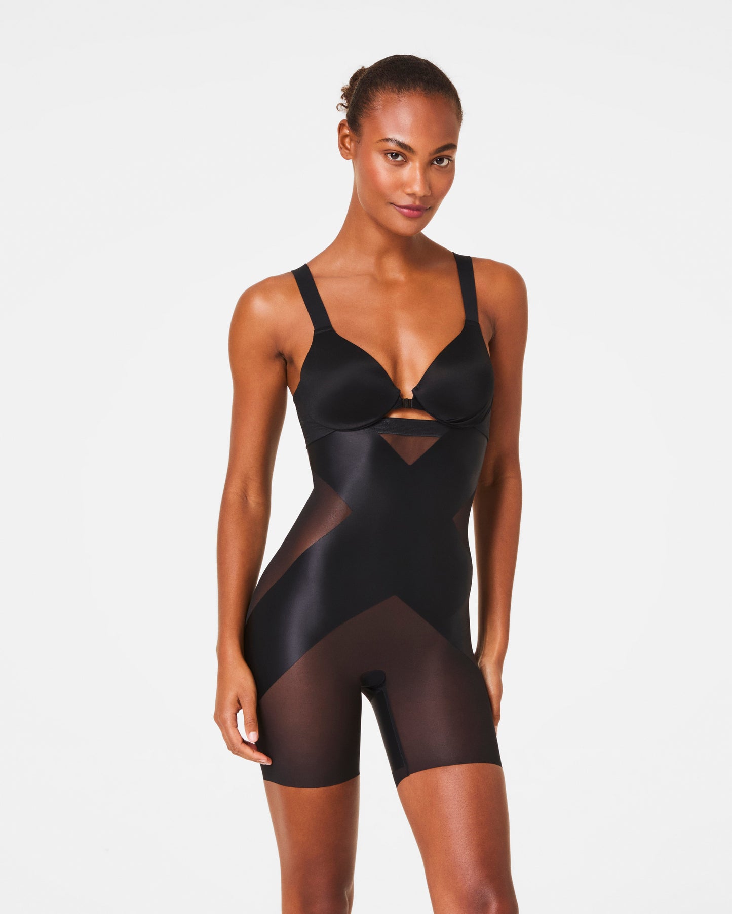 LUKUSAFIshape™ Satin-X™ High-Waisted Mid-Thigh Short