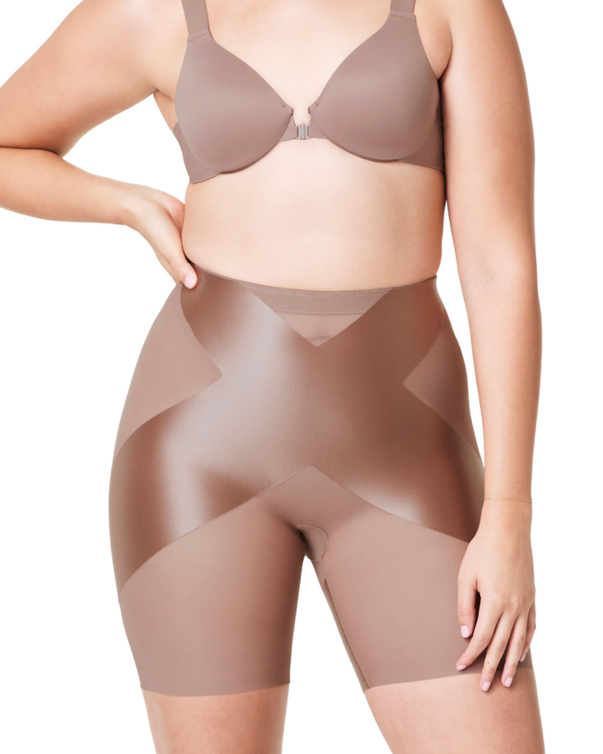 LUKUSAFIshape™ Satin-X™ Mid-Thigh Short