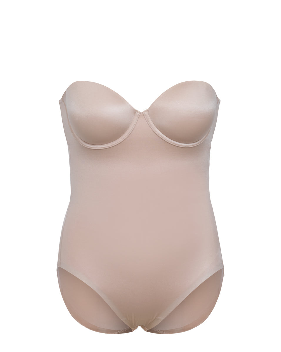 LUKUSAFIshape™ Suit Your Fancy Strapless Cupped Brief Bodysuit