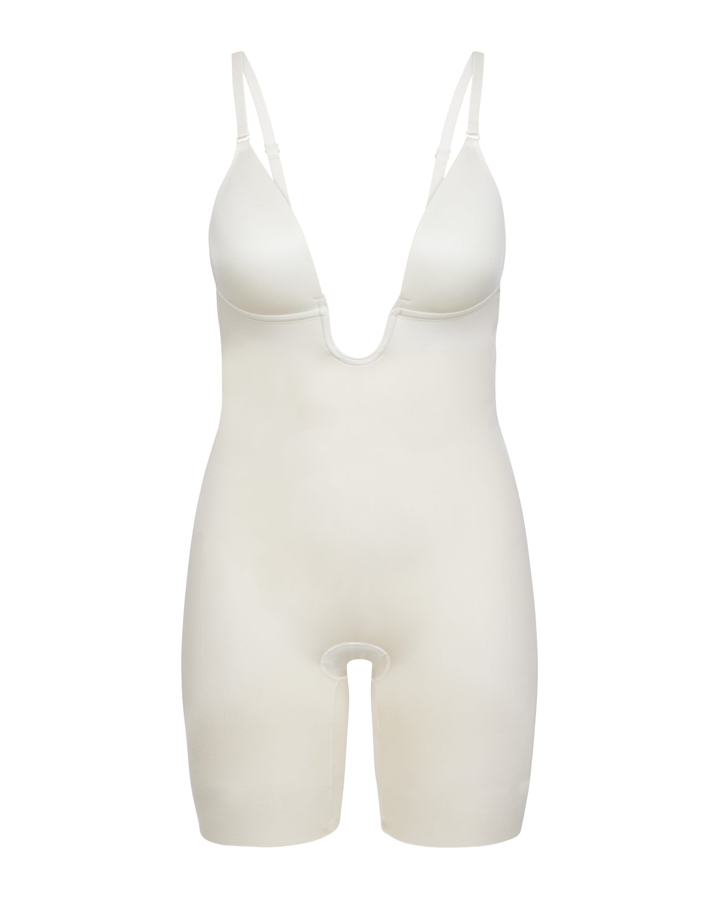 LUKUSAFIshape™ Suit Your Fancy Plunge Low-Back Mid-Thigh Bodysuit