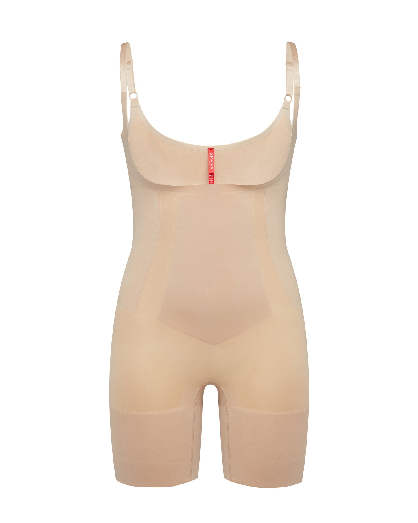 LUKUSAFIshape™ OnCore Open-Bust Mid-Thigh Bodysuit
