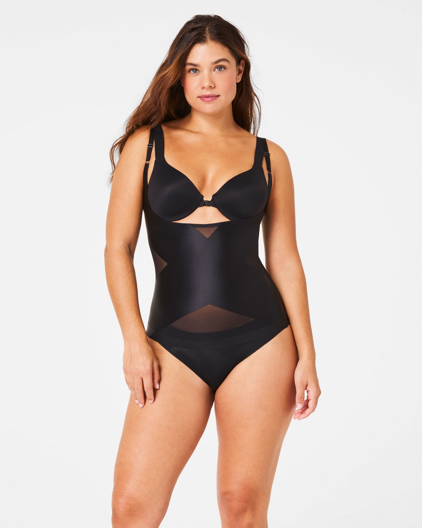 LUKUSAFIshape™ Satin-X™ Open-Bust Cami
